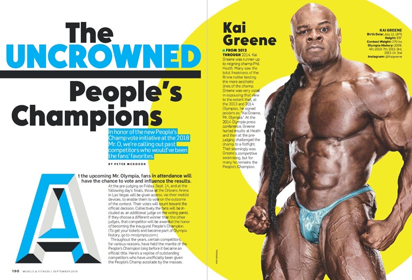 Muscle & Fitness - сентябрь 2018 USA