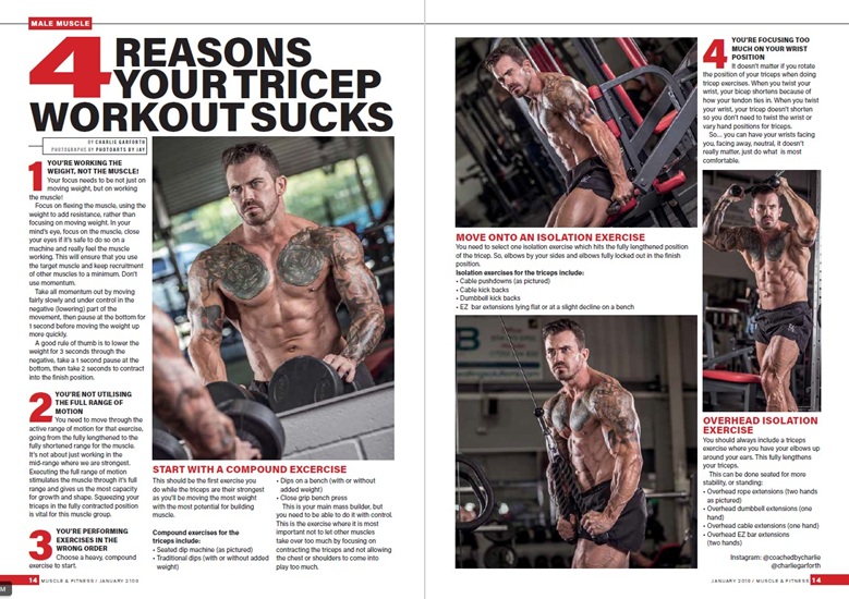 Muscle & Fitness - январь 2019 UK