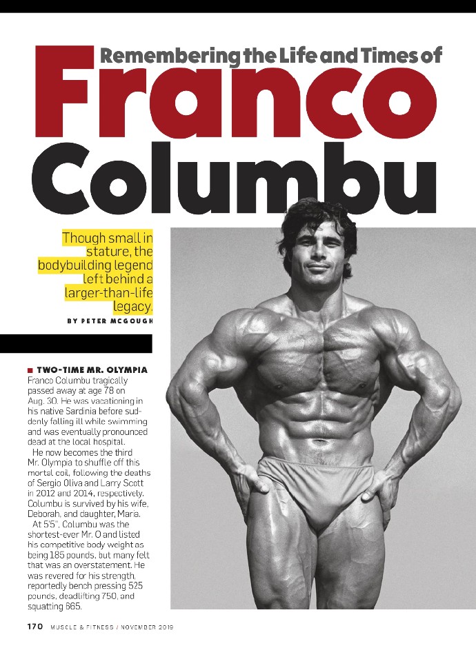 Muscle & Fitness - ноябрь 2019 USA