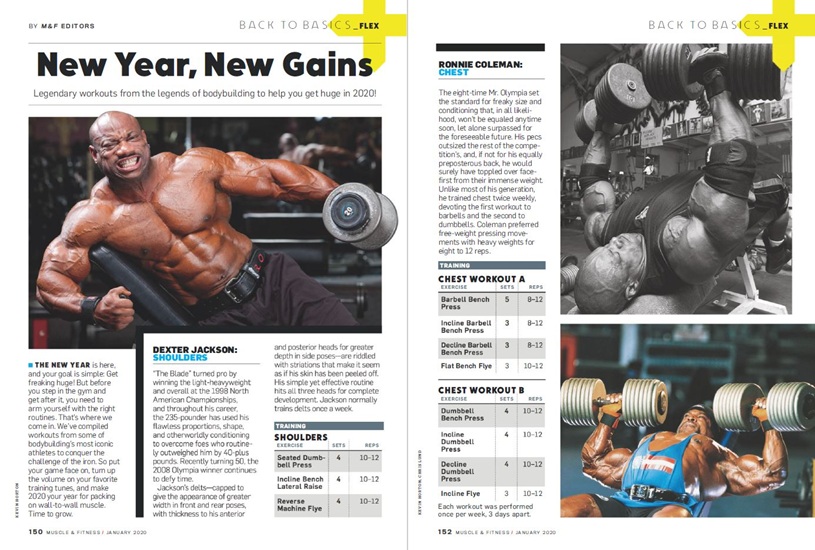 Muscle & Fitness - январь 2020 USA