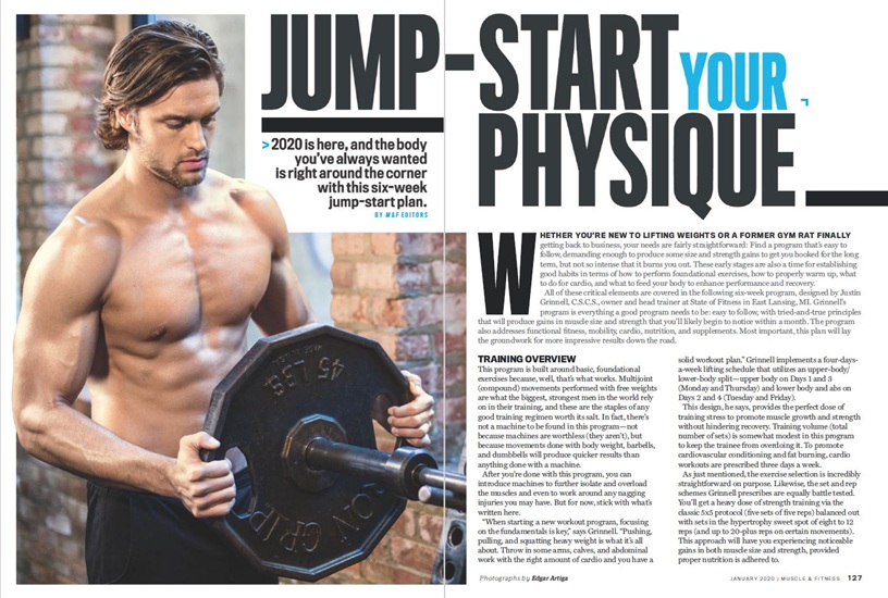Muscle & Fitness - январь 2020 USA